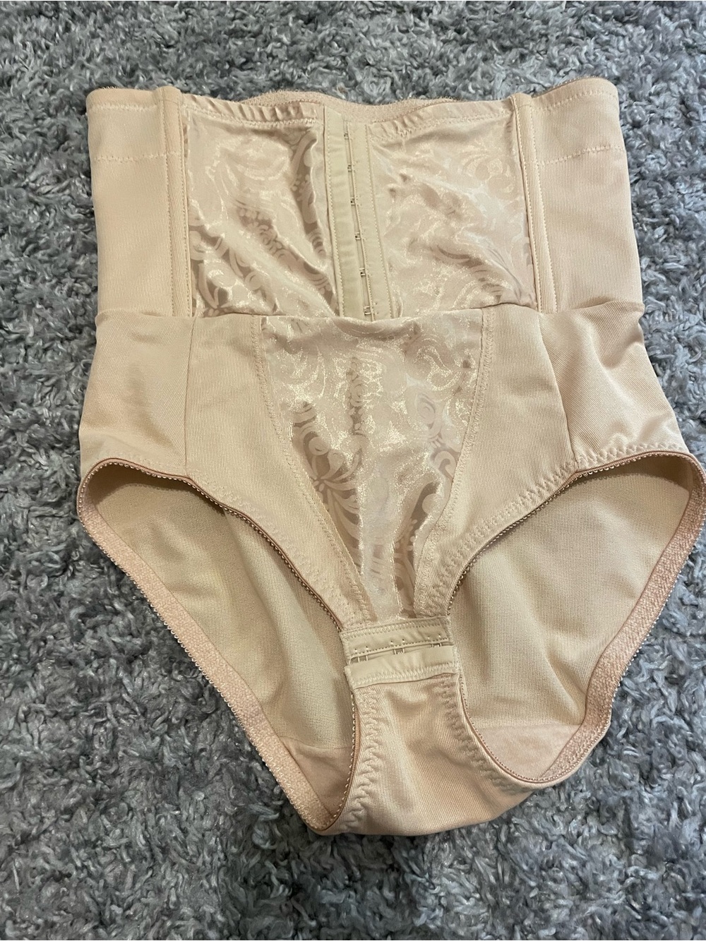 Cupid intimates extra firm hi waist brief Women High Panty Shaper Girdle Beige L